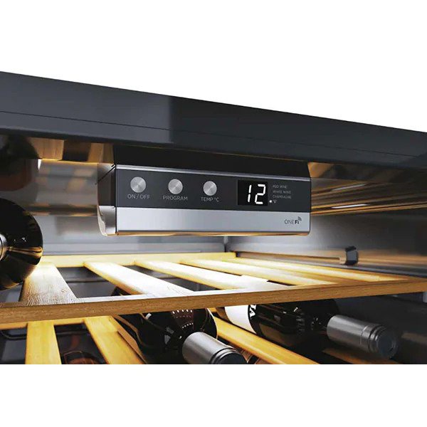 Racitor de vinuri HOOVER HWC 150 UKW, Wi-Fi, 41 sticle, H 84.5 cm, Clasa B, Negru