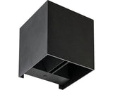 Aplica Sus/jos Solin G9, Pentru Exterior Ip54, Negru Mat