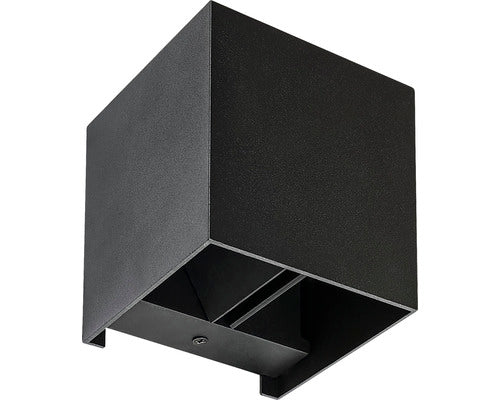 Aplica Sus/jos Solin G9, Pentru Exterior Ip54, Negru Mat