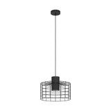 Lustra pendul, Eglo, 1xE27, Negru