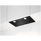 Hota incorporabila Electrolux LFG716R, Putere de absorbtie 700 mc/h, Conectivitate plita, Iluminare LED, Clasa A, 54 cm, Negru mat