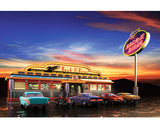 Tablou Canvas Retro American Dinner 60x90 Cm