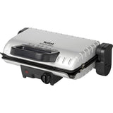 Gratar electric Tefal GC205012, 1600 W, placi antiaderente si detasabile, termostat ajustabil, 21 x 33.5 cm, Negru/Gri