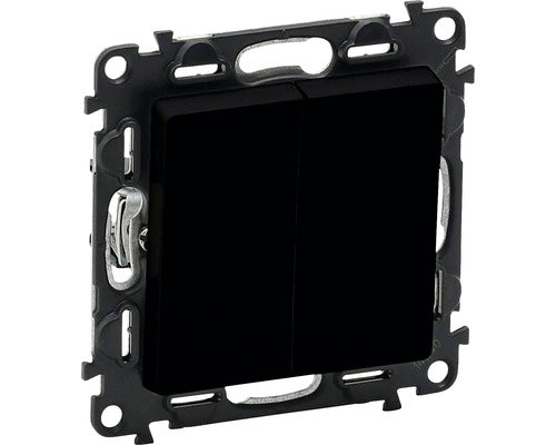 Intrerupator Cap-scara Dublu Legrand Valena Life, Negru Mat
