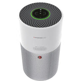 Purificator de aer, Hoover, HHP30C 011, functii inteligente, filtrare tripla, control al calitatii aerului cu mai multi senzori, Alb/Gri