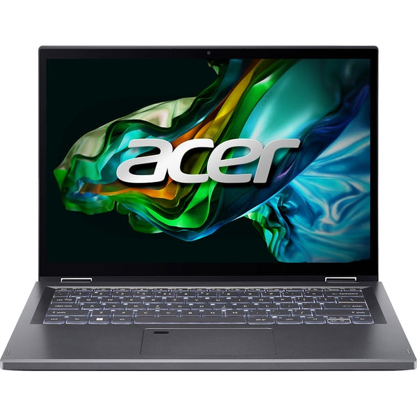 Laptop 2 in 1 ACER Aspire 5 Spin 14 A5SP14-51MTN-777Z, Intel Core I7-1355U pana la 5GHz, 14" WUXGA, 16GB, SSD 512GB, Intel Iris Xe, Windows 11 Home, Gri