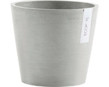 Ghiveci Ecopots Amsterdam Cu Sistem De Irigare Plastic Ø 20 Cm H 17, 5 Cm Gri