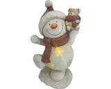 Figurina Om De Zapada Lafiora 3 Led-uri 25x18, 5x44, 5cm Alb Cald