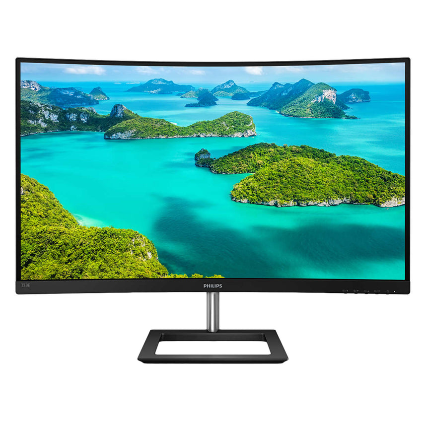 Monitor Curbat Philips VA 31.5", 4K UHD, DisplayPort, 328E1CA/00, Negru
