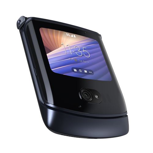 Telefon mobil Motorola Moto RAZR, Dual SIM, 256GB, 8GB RAM, 5G, Polished Graphite