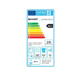 Uscator de Rufe SHARP KD-NHA8S7GW21-EE, Pompa de Caldura, 8 kg, 15 programe, Clasa A++, Alb
