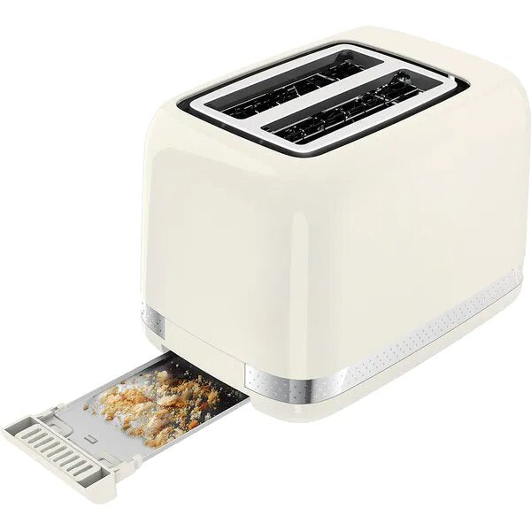 Prajitor de paine Moulinex Soleil, 850 W, 2 felii, 7 nivele prajire, Alb