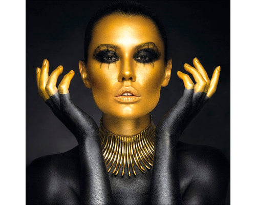Tablou Sticla Hans On Her Face I 50x50 Cm