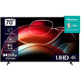 Televizor LED Smart HISENSE 70A6K, UltraHD 4K, HDR, 178 cm, Clasa G, Gri
