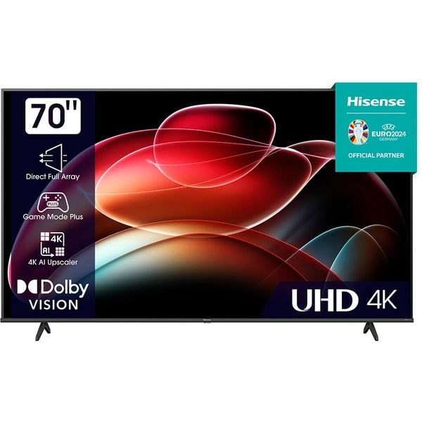 Televizor LED Smart HISENSE 70A6K, UltraHD 4K, HDR, 178 cm, Clasa G, Gri