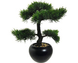 Planta Artificiala Bonsai Zada In Ghiveci, H 37 Cm, Verde