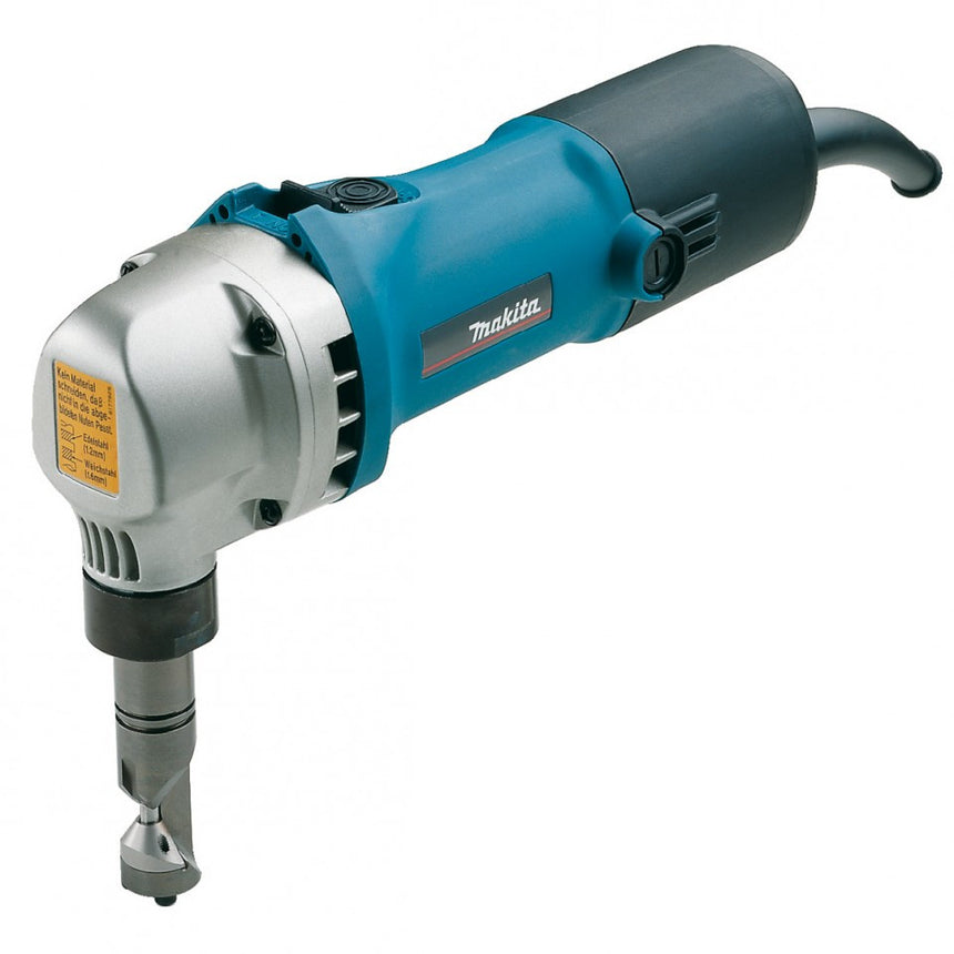 Masina de taiat tabla Makita JN1601, 550 W, capacitate taiere otel aliat, 1.6 mm capacitate taiere otel moale, 2.5 mm capacitate taiere aluminiu, 5 mm latime taiere