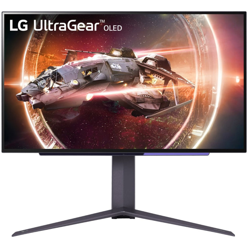 Monitor Gaming OLED LG UltraGear™ 26.5", QHD (2560x1440), 240Hz, 0.03ms, AMD FreeSync™ Premium Pro, NVIDIA G-Sync™ Compatible, DisplayHDR True Black 400, Anti-glare, 2x HDMI, Display Port, USB, Jack, VESA, Pivot, negru