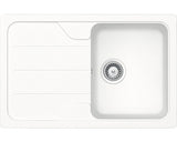 Chiuveta Bucatarie Cu O Cuva Schock Formhaus D-100s 78x50 Cm, Cu Picurator, Reversibila, Cristalite Alpina