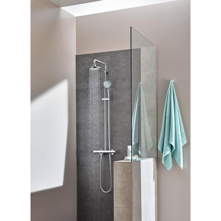 Set de dus Grohe New Tempesta Cosmopolitan 160, baterie cu termostat