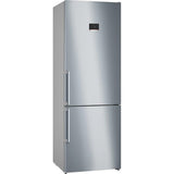 BOSCH KGN49AIBT Frigider combinat, No Frost, 440 l, H: 203 cm, Display LED TouchControl pe usa, VitaFresh XXL, clasa energetica B, Argintiu