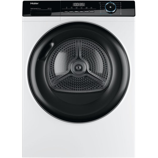 Uscator de Rufe HAIER HD90-A2939-S, Pompa de Caldura, 9 kg, 15 Programe, Clasa A++, Alb