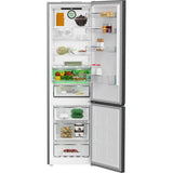 Combina frigorifica Beko B5RCNA405LXBR, 355 l, No Frost, HarvestFresh, BioCycle, Everfresh+, AeroFlow, Clasa D, H 203,5 cm, Dark Inox