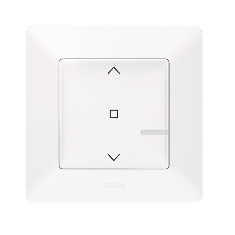 Intrerupator conectat pentru storuri Legrand Valena Life with Netatmo, Alb