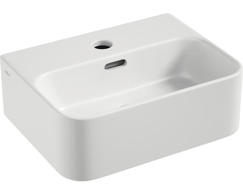 Lavoar Pe Blat Jungborn Three 39x30 Cm Alb Mat, cu Ventil Scurgere Ceramic
