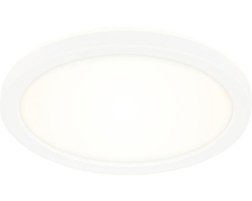 Plafoniera Cu Led Integrat Slim 12w 1400 Lumeni Ø190 Mm, Alba