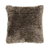 Perna decorativa patrata SoleVito Max Efect 3D, taupe, 45x45 cm