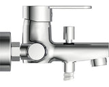 Baterie cada monocomanda SCHUTTE Stockholm cartus 40 mm perlator M28 crom, racord presiune ridicata - rezistent la presiune