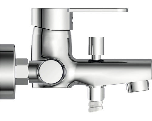 Baterie cada monocomanda SCHUTTE Stockholm cartus 40 mm perlator M28 crom, racord presiune ridicata - rezistent la presiune