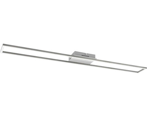 Plafoniera Cu Led Integrat Sentiero 21w 2500 Lumeni 3000-6500k, Nichel Mat