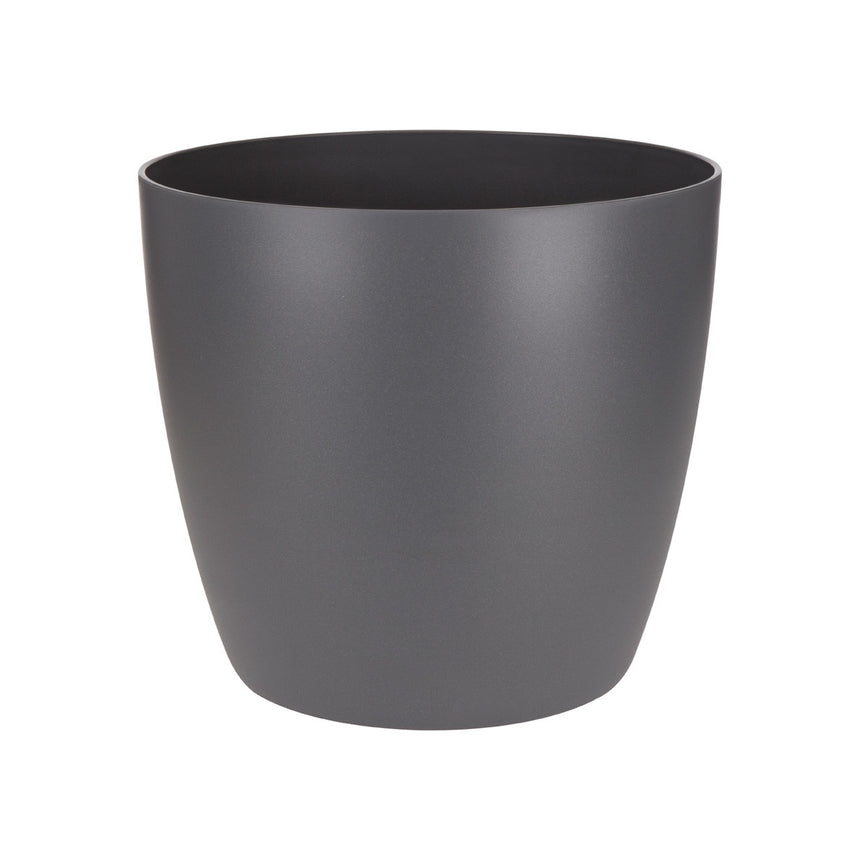 Masca de ghiveci Brussels Round pentru plante de interior cu diametrul de 25 cm antracit