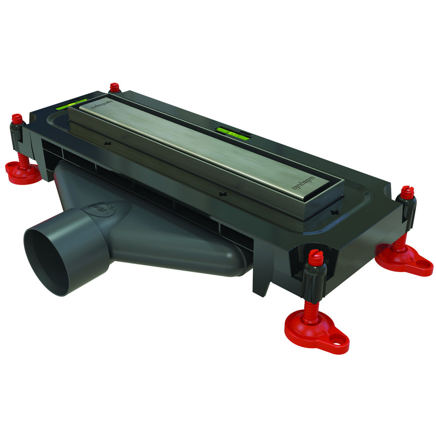 Rigola pentru dus Wirquin SO LOW 210 PLUS, cu brate pentru sapa, debit 40 l/min, inaltime 39 mm, 210 mm