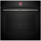 Cuptor incorporabil Bosch Seria 8 HBG7541B1, Electric, 71 l, Multifunctional, 14 functii , Home Connect, Grill, Air Fry, Autocuratare EcoClean Direct, Clasa A+, Negru