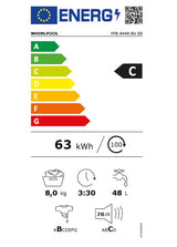 Masina de spalat rufe frontala WHIRLPOOL FFB8448BVEE, 6th sense, FreshCare+, 8kg, 1400rpm, Clasa C, Alb