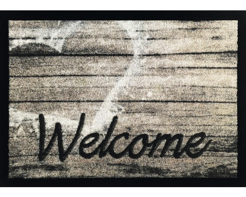 Covoras Intrare Welcome Wood Gri 50x70 Cm