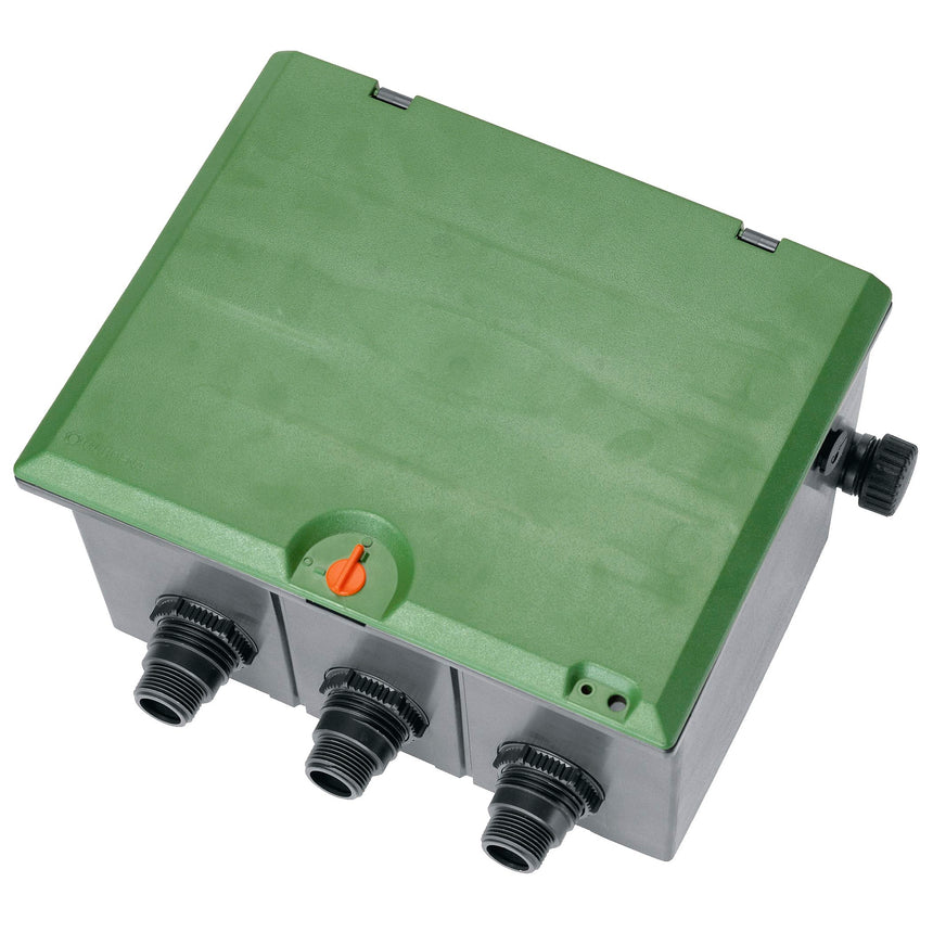 Cutie Gardena pentru 3 electrovalve, 1"