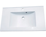 Lavoar din Marmura Artificiala, Sanotechnik, 80 cm, Alb