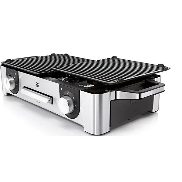 Gratar electric WMF Lono Master Grill 415280011, 2400W, Argintiu-Negru
