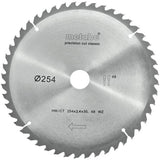 Panza fierastrau circular METABO, 254x30x2,4mm, pentru lemn, 48 dinti