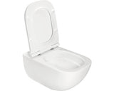 Set Vas WC Suspendat ROCA Palo, Inclunde Rezervor Incastrat si Capac WC, Alb