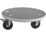Platforma Pentru Transport Tarrox Maxi Stop Max. 200kg Ø380x110 Mm, Roti Pivotante Din Plastic, Cu Frana Si Blocarea Directiei