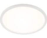 Plafoniera Cu Led Integrat Slim 18w 2400 Lumeni Ø293 Mm 2700-6500k, Cu Telecomanda, Alba