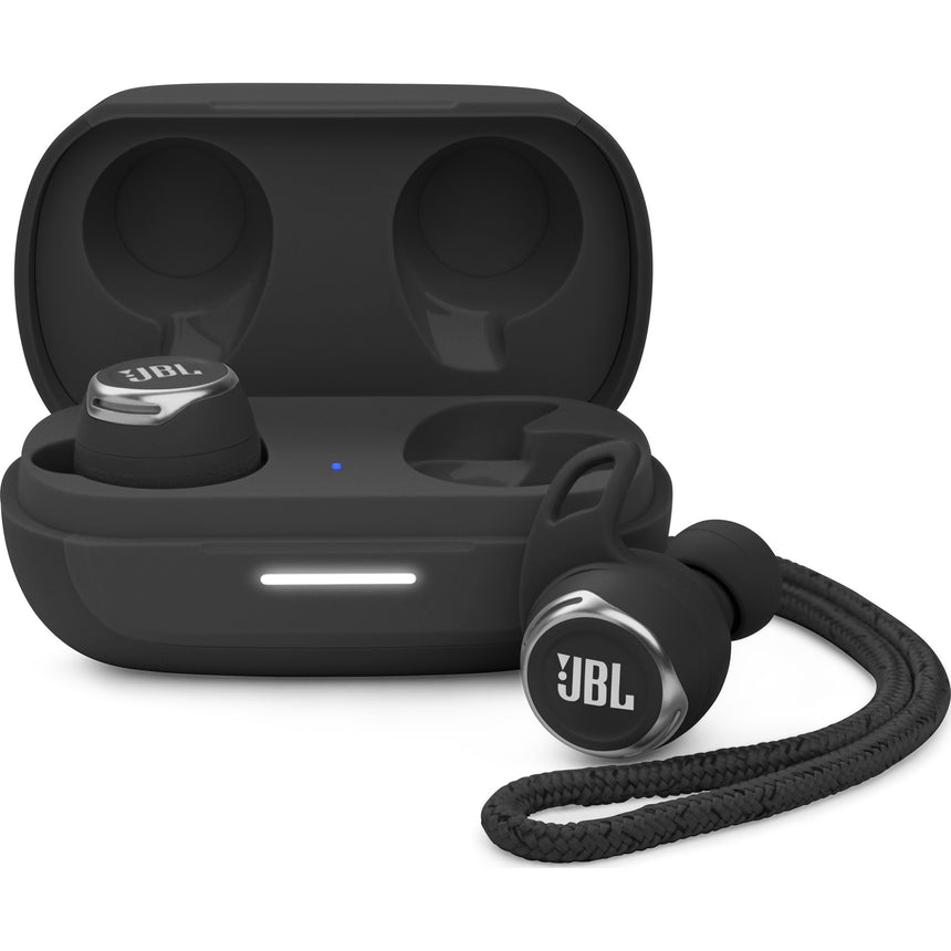 Casti sport audio in-ear JBL Reflect Flow Pro, True Wireless, Noise Cancelling, Bluetooth, IP68, Dual Connect, Negru
