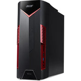 Sistem Desktop Gaming ACER Nitro N50-110, AMD Ryzen 5-3500 pana la 4.1GHz, 8GB, SSD 256GB, NVIDIA GeForce GTX 1650 4GB, Free DOS, Negru