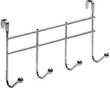 Cuier Pentru Usa Cu 4 Carlige Hettich Budget 290x165x95 Mm, Otel Cromat