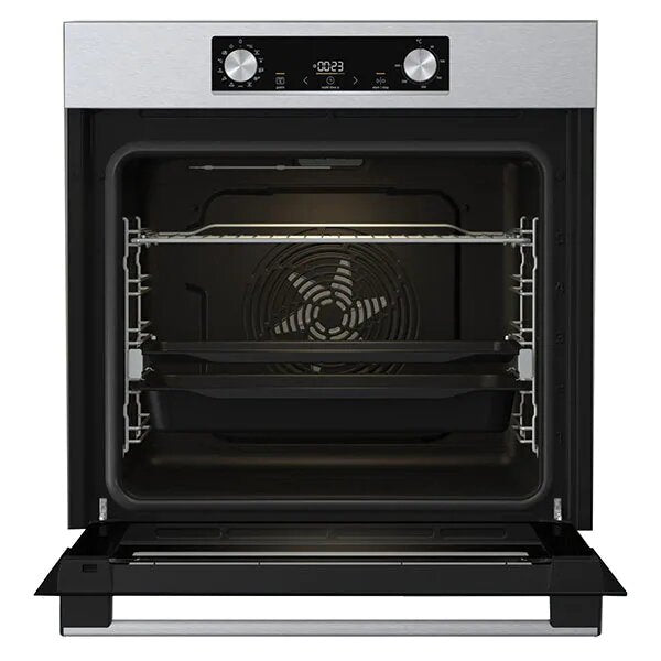 Cuptor incorporabil Gorenje BOS6737E13X, Electric, Airfry, Gatire asistata cu abur, 12 functii, Raft telescopic, 77 l, Clasa A, Inox